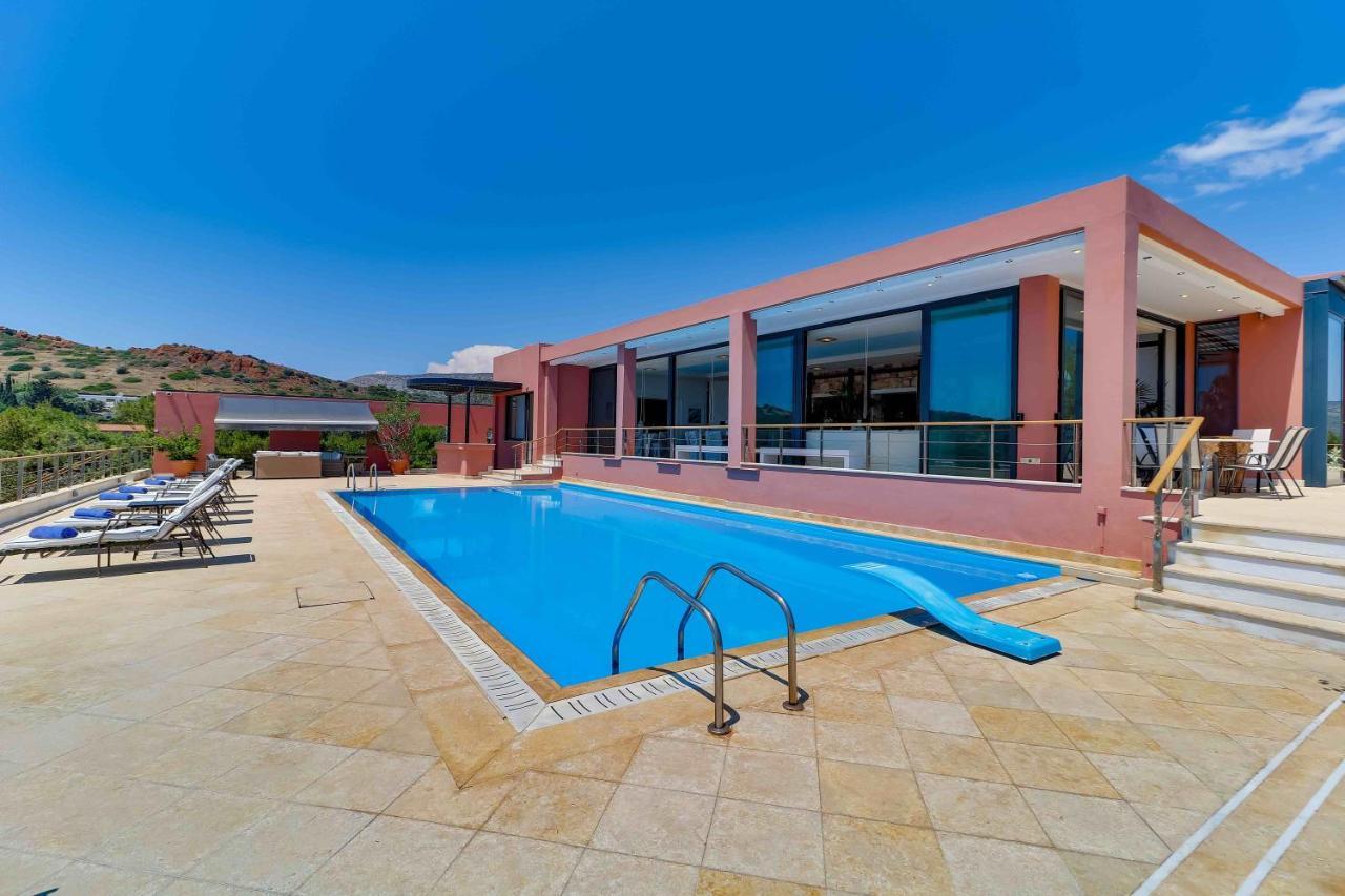 Black Diamond Beachfront Pool Villa Pasithea In Sounio, Athens Sunion Exteriör bild