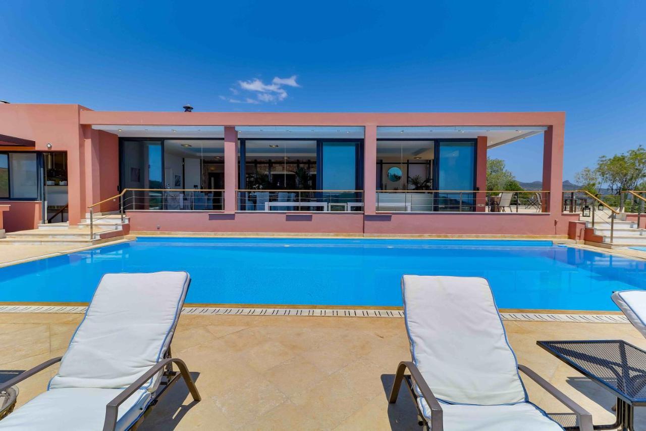 Black Diamond Beachfront Pool Villa Pasithea In Sounio, Athens Sunion Exteriör bild